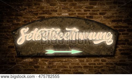 Signposts With The Direct Way To Self-determination