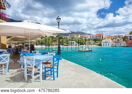 View Of Coast Of Kefalonia Island, Greece