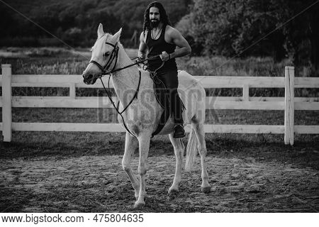 Young Man Riding Horse Image & Photo (Free Trial) | Bigstock