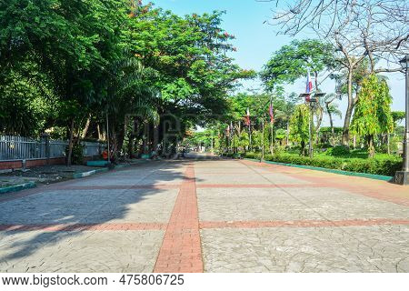 A Pathway At The Rizal Park Along Taft Ave., Manila, Philippines
