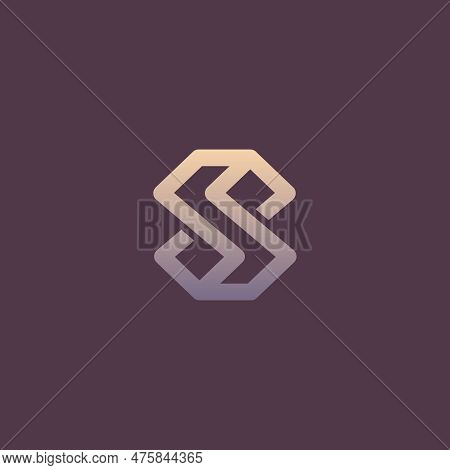 S Logo Modern Design. Initial S Icon. Letter S Line Logo