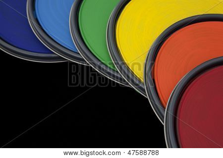 เรนโบว์สีสีสามารถฝา