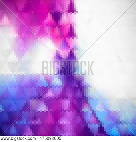 Background Of Geometric Shapes. Colorful Mosaic Pattern. Triangle