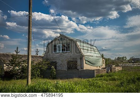 War In Ukraine, Village Of Yampil, Donetsk Oblast In Ukraine- 05 May 2023