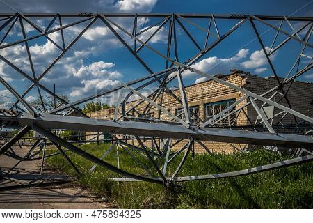 War In Ukraine, Village Of Yampil, Donetsk Oblast In Ukraine- 05 May 2023