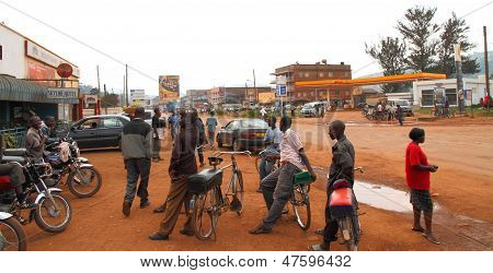 Moto taxi in attesa di Kabale