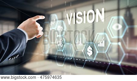 Vision Direction Future Business Inspiration Motivation Concept