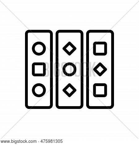 Black Line Icon For Variations Difference Transformation Lection Shift Change Variety Different Asun