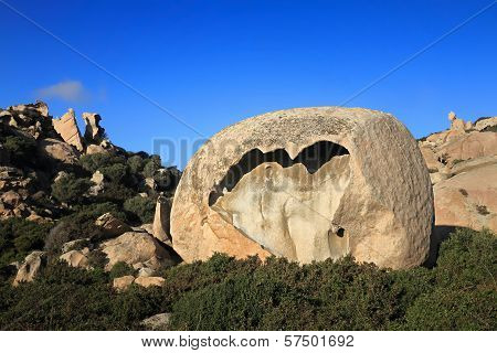 Unusual Rock At Notre Dame De La Serra