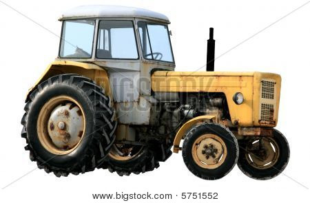 Trattore giallo