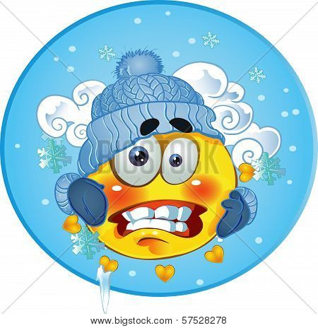 Winter Frozen Vector Sun In Bound Cap