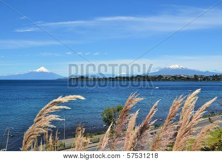 Volcanoes Osorno And Calbucco, Patagonia, Chile