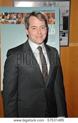 Matthew Broderick at the premiere of  'Wonderful World,