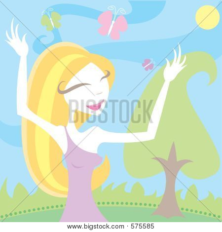 Радость весны.