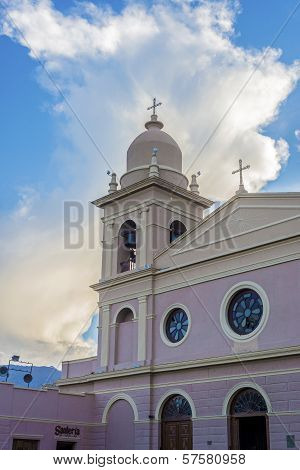 Church In Cafayate In Salta Argentina.