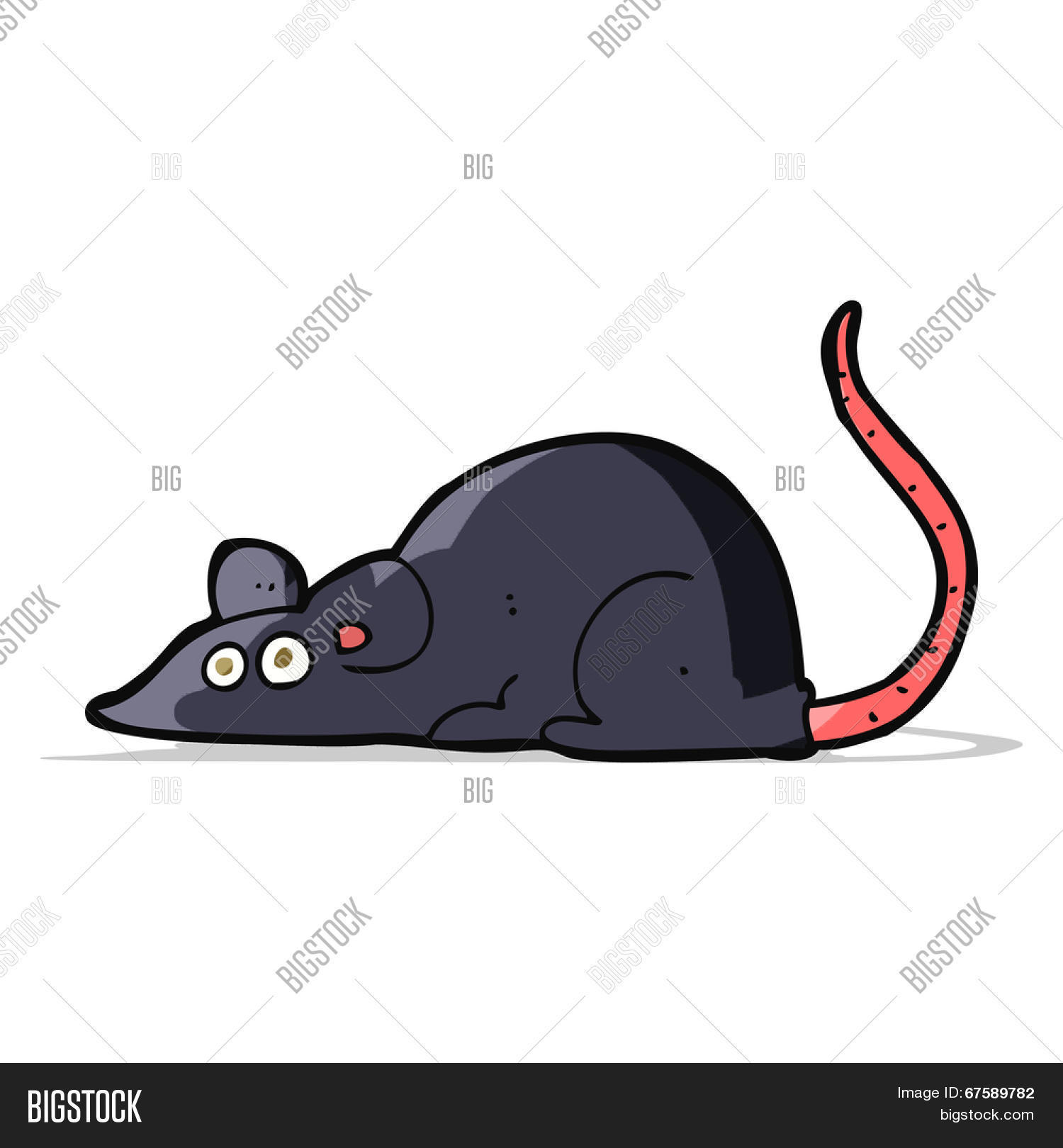 Cartoon Black Rat Image & Photo (Free Trial) | Bigstock
