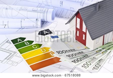 Architectural Model, Architectural Plans, Energy Efficiency Labels And Money