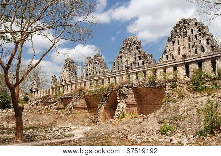 Uxmal Maya Ruins In Ucatan, Exico