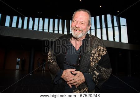 MOSCOW - JUNE, 14: American director Terry Gilliam. Premiere of the movie The Zero Theorem at at the Barvikha Village. June 14, 2014 in Moscow, Russia