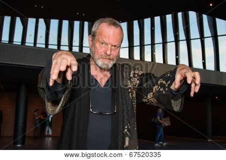 MOSCOW - JUNE, 14: American director Terry Gilliam. Premiere of the movie The Zero Theorem at at the Barvikha Village. June 14, 2014 in Moscow, Russia