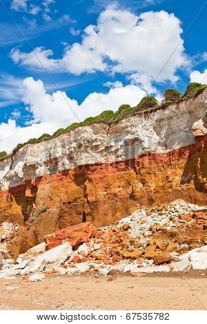 Layered Cliffs At Hunstanton Vertical Image