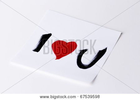 I Heart U Card