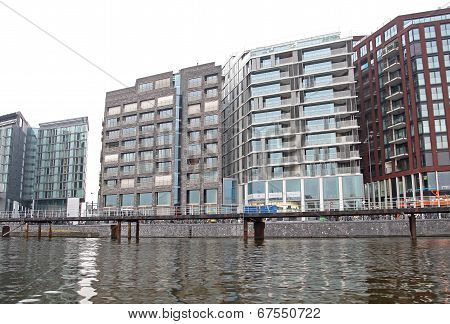 Modern Architecture In Amsterdam, Netherlands