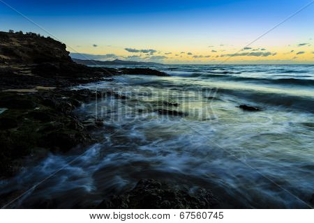 Pajara coast in Fuerteventura, Canary Islands, Spain
