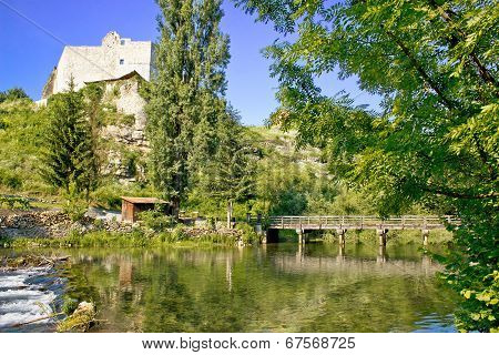 Green River And Stone Fortress