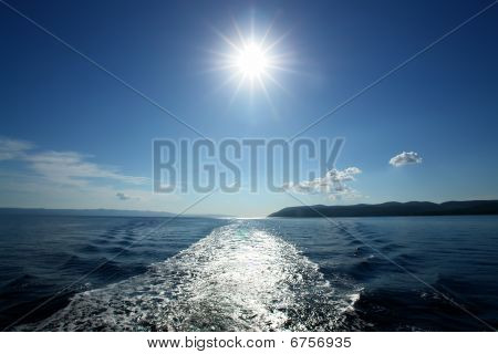 Båt vakna