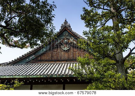 Japanese Garden, View Of Japanese Stone Garden, Tenryuji Temple, Kyoto, Japan