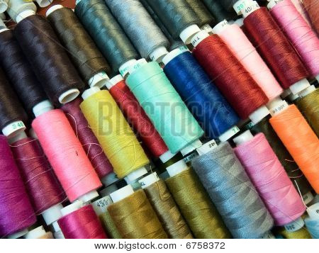 Threads von nähen.