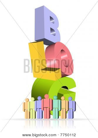 블로그 아이콘의 3D 그림