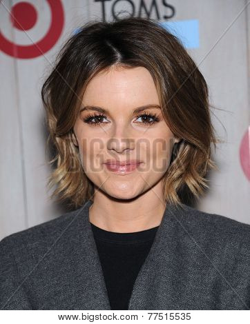 LOS ANGELES - NOV 12:  Ali Fedotowsky arrives to the TOMS for Target Partnership Celebration on November 12, 2014 in Culver City, CA                