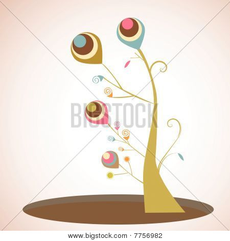 Abstract tree background