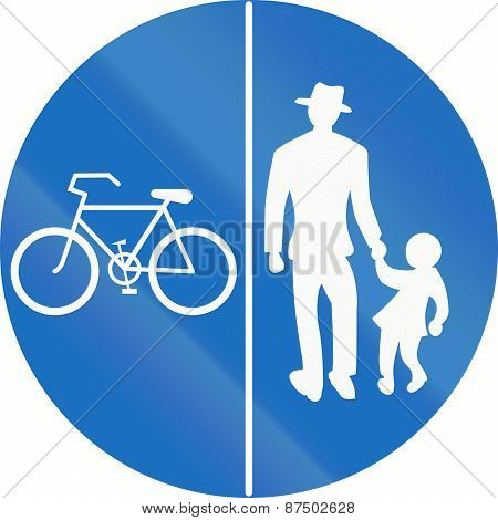 Shared Use Path With Separate Lanes In Austria
