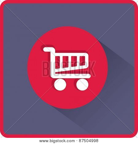 Flat Vector Cart Icon