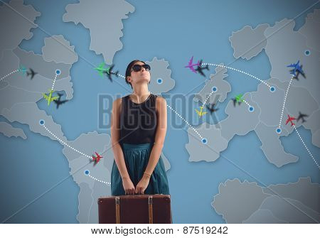 Globetrotting woman