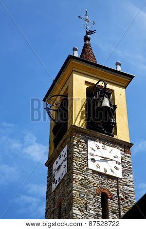 Jerago Old Abstract In   Wall  And Church  Bell Sunny Day