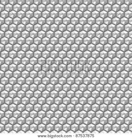 Silver Crystal Sequins In A Seamless Pattern