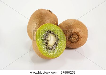 Group Of Kiwi Fruit