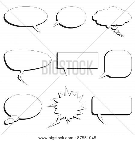 speech bubbles