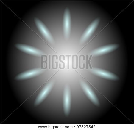 Circular reflections background