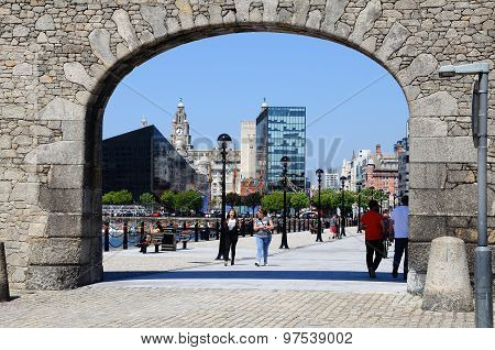 Salthouse Dock arch, Liverpool.