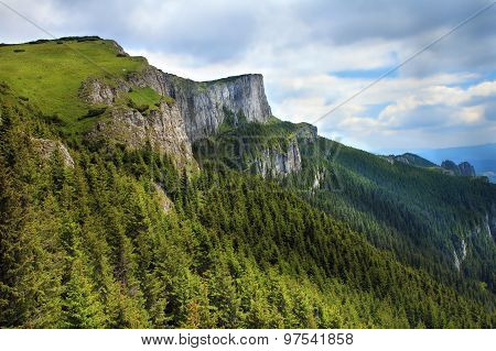 Ceahlau Mountain Before The Storm