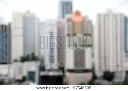 Blury Modern Building