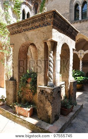 Ancient Well in Courtyard of VIlla Cimbrone