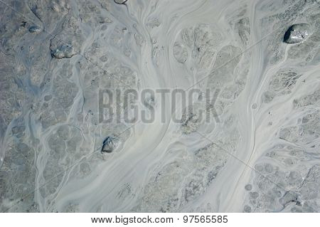 Stream Flow Mud And Silt