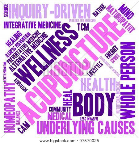 Acupuncture Word Cloud