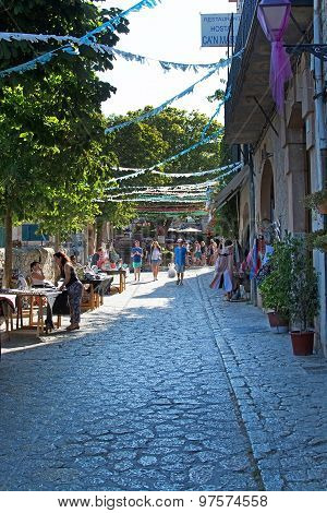 Street Scene At The Artdemossa Festival